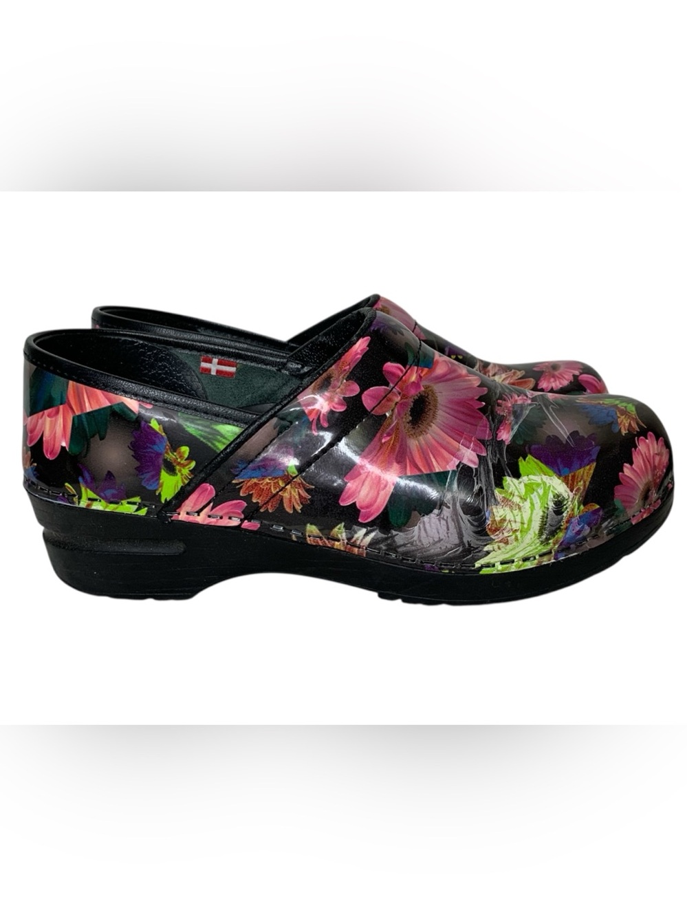 Sanita Professional Original Danish  Gerbera Daisy Patent Leather